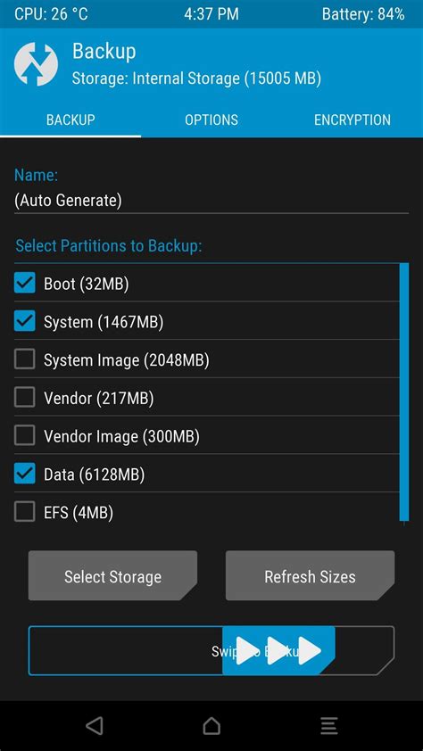 twrp android backup.